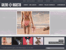 Tablet Screenshot of galerie-augustin.com